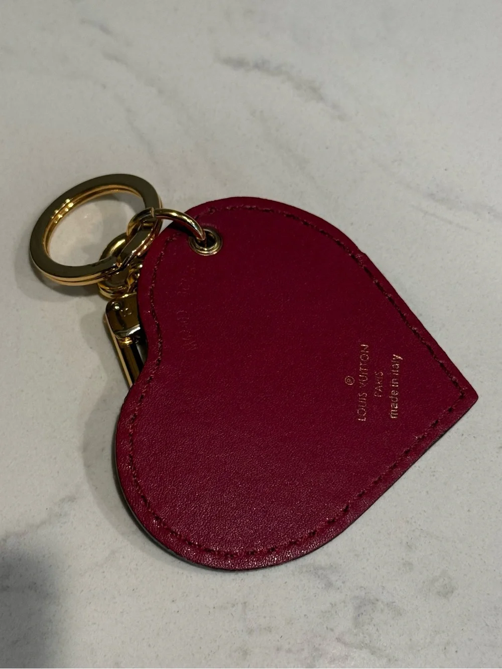 Louis Vuitton Vernis Heart Bag Charm